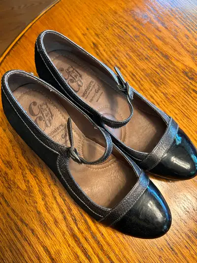 Women’s size 38 black dress shoe, View more