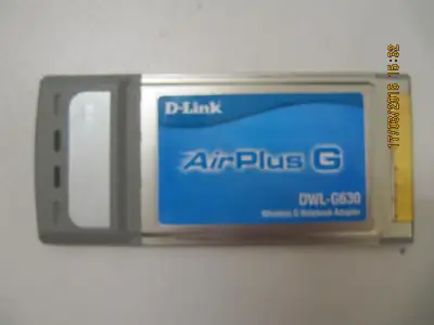 D-Link AirPlus G DWL-G630 Wireless G Notebook Adapter Like New!!, View more