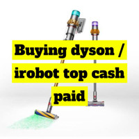 Paying Cash For Dyson / iRobot