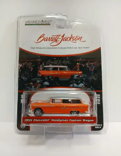 1955 Chevrolet Handyman Custom Wagon 2022 Greenlight Collectibles Barrett-Jackson • Series 10 1:64 S...