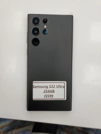Pre-Owned Samsung S22 Ultra 256GB on sale with 1 year Warranty, View more