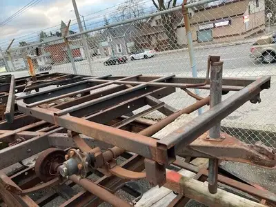 I have several trailer frames (single or double axle) for sale. All frames will need tires replaced,...