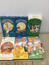 Warner Bros bugs bunny and friends lot of 6 VHS