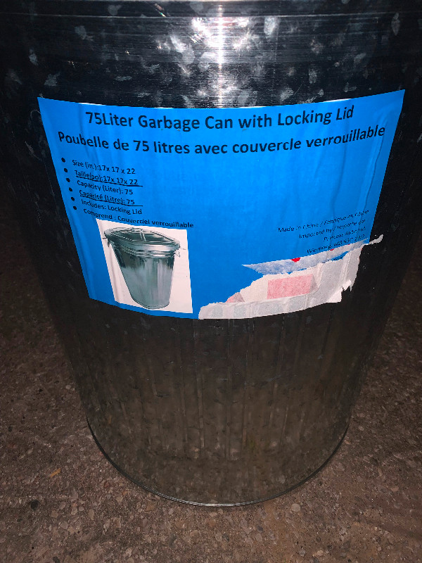 Metal garbage cans or metal planters $25 each in Other in Oakville / Halton Region - Image 2