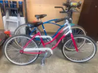Men's and ladies (40 year old) bicycles for sale