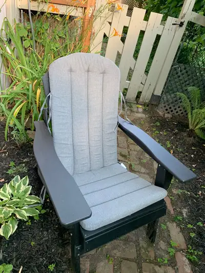 2 coussins gris pour chaises Adirondak , View more