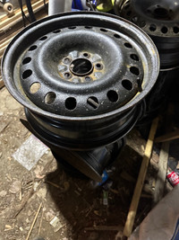 4 17 inch steel wheels