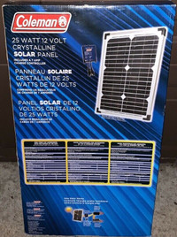 New 25 watt solar panel