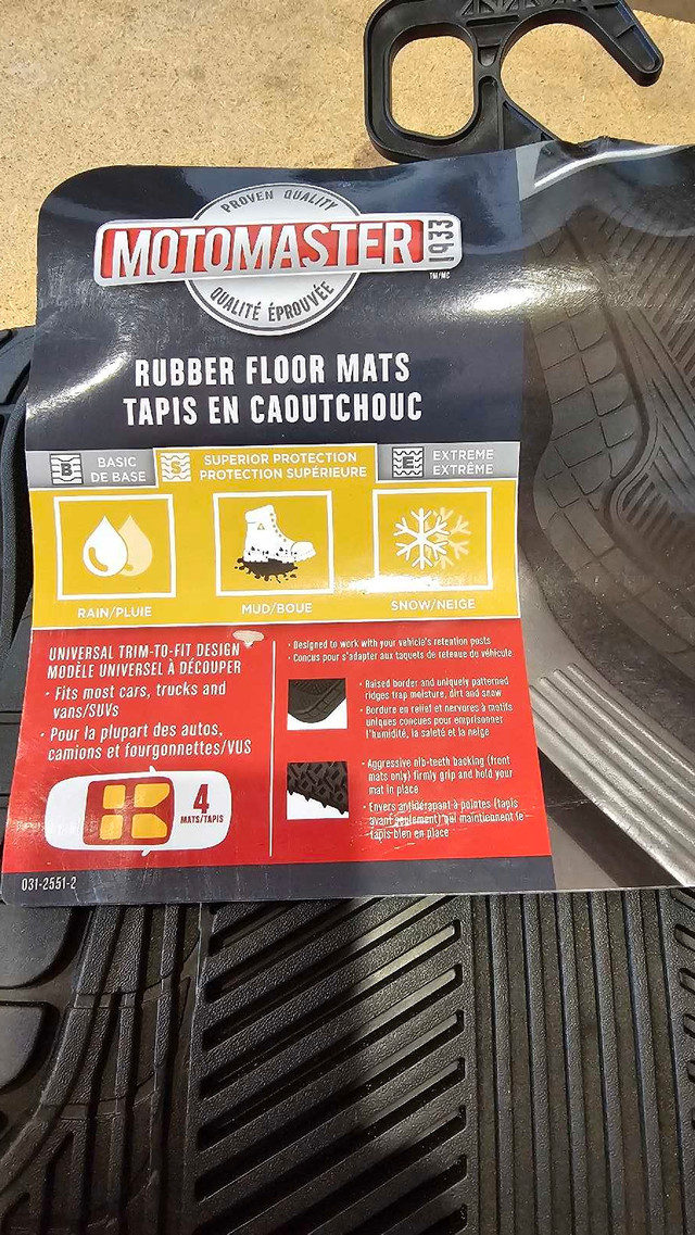 Brand new rubber car mats  in Other in Kitchener / Waterloo - Image 2