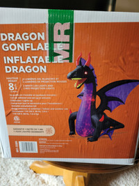 8' Inflatable  Dragon (Halloween)