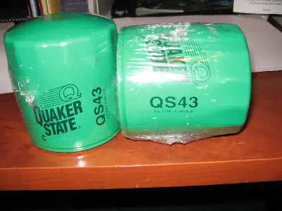 Two Oil filters $4.99 each QS43, Air filter CA8133 $17.99 take all three for $25.00 call 647-693-492...