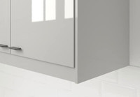 IKEA :: Grey doors [Faktum] for kitchen cabinets [Akurum]