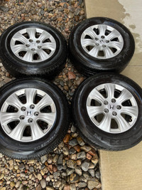 OEM Honda wheels/Michelin tires 215/70/16