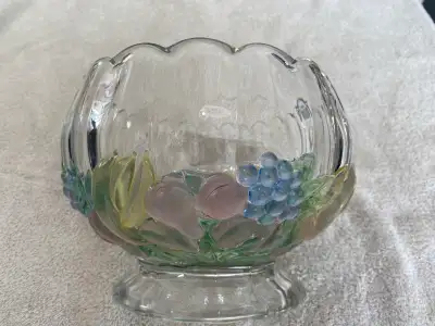 Decorative glass bowl, View more