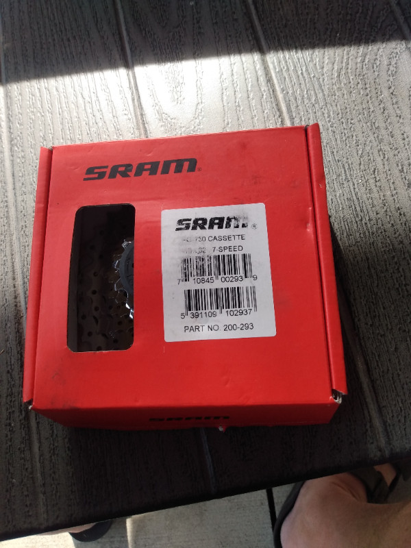 New SRAM 7 speed cassette in Road in St. Catharines
