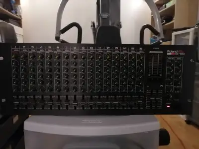 Roland M-160 16 CHANNEL LINE MIXER Rack Mount Mixer, View more