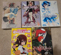 Assorted Manga Books