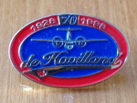 deHavilland 70th Anniversary Lapel Pin 1928-1998