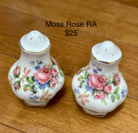 Royal Albert Moss Rose salt and pepper shaker 