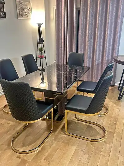 Extendable Dining Set 7 Pc, View more