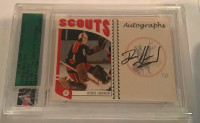 NHL Kansas City Scouts Denis Herron 2004/05 Buy Back Autograph