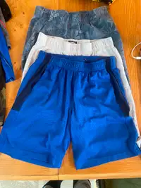 Boys shorts: 1 x 10-12 and 2 x 14-16 (all Large kids generally)