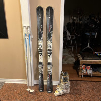 154 Dynostar  ski  with boots 
