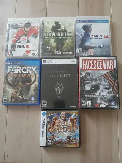 PS3, PS4, DS and PC Games, View more