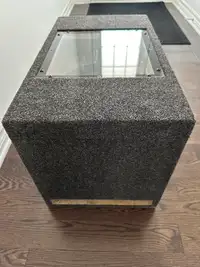 CARPETED BANDPASS BOX w/ 12" SUBWOOFER