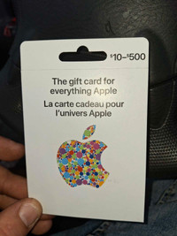 Apple gift card 