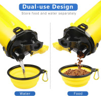 Dog Water and Food Travel Bottle (Dual-use design)