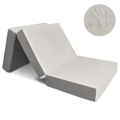 New Twin XL 6 Inch Tri-fold Memory Foam Mattress, View more