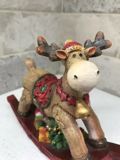 Reindeer Rocking Horse  5 inches tall, View more