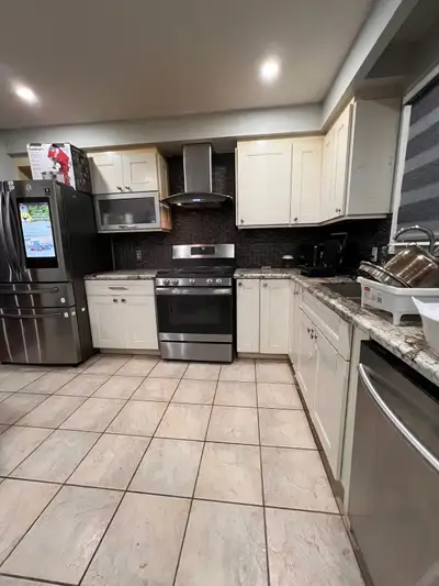 We have a 2-bedroom, 2 full-washroom house available for rent, located near Old School Rd and Credit...