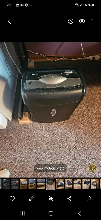 Shred safe crosscut paper shredder. Was not used much. Brockville