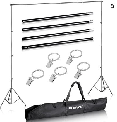 Neewer Photo Video Photography Studio Backdrop Support System with Background Holder Kit, including...
