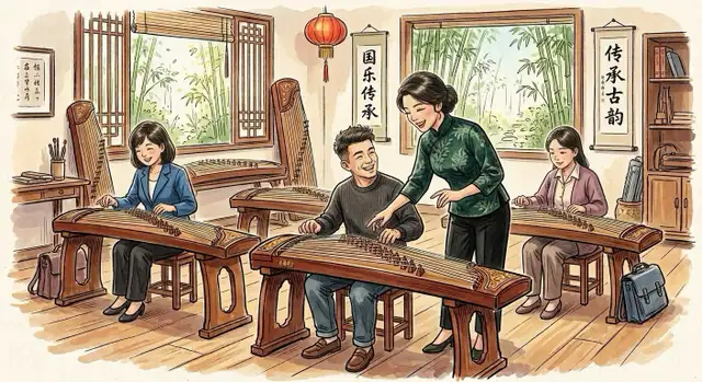 Guzheng Group Lessons 古箏小組課