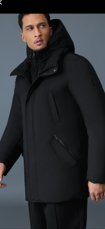 Mackage Men's Black Down Coat Size 40 - Like New - Retail $1450, View more