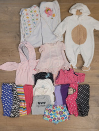 3-6 month girls clothing lot