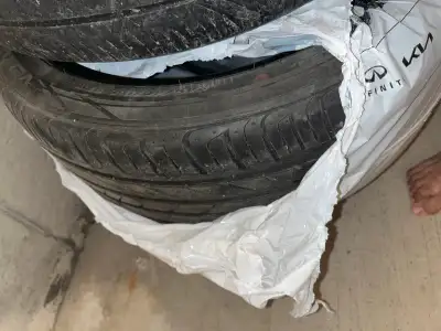 4 all season tires, 1 winter tires also all in good condition