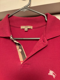 Men’s Burberry London Golf Shirt Medium 