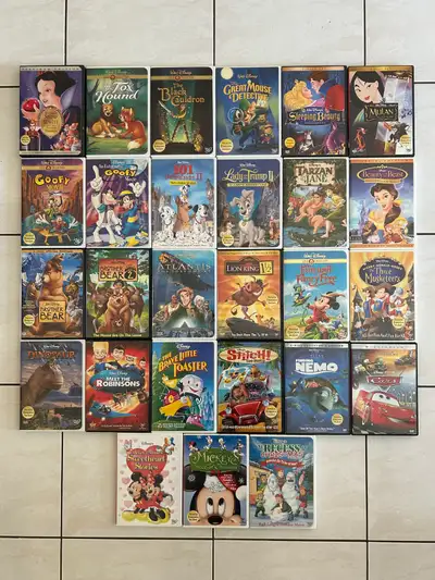 DISNEY CLASSIC CARTOON MOVIES ON DVD, View more