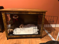 Beautiful Dog crate like furniture 