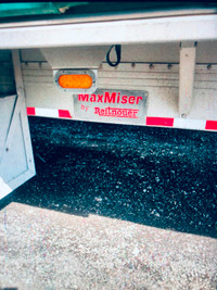 All aluminum 53 feet Reitnour Rolltite flat bed trailer for sale