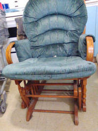 Rocking chair with matching foot rest