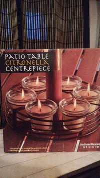 Patio Table Citronella Centrepiece
