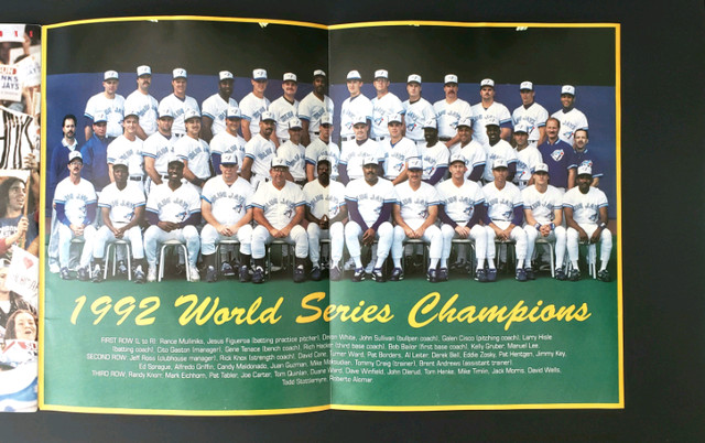 1992 Toronto Blue Jays World Champions Sports book in Textbooks in City of Toronto - Image 2