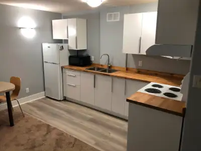 Furnished 1Bedroom 1Bath Basement suite steps from General Hosp