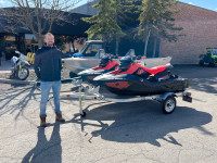 Matching 2022 Seadoo Trixx with accessories and trailer 