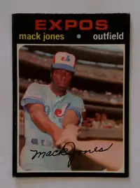 1971 O-Pee-Chee baseball #142 - Mack Jones, Expos Montréal
